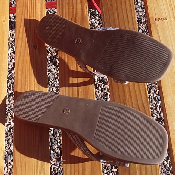 Madden Girl Slides Sandals BLING Size 8 - Picture 7 of 9